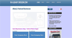 Desktop Screenshot of inalbanyoregon.com